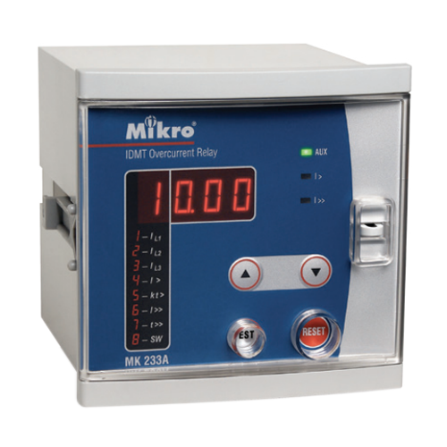 Picture of Rơle bảo vệ quá dòng 10~120% gắn mặt tủ Mikro MK233A-240A