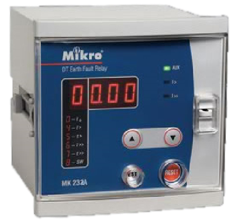 Picture of Rơle bảo vệ chạm đất 2~100% gắn mặt tủ Mikro MK232A-240A