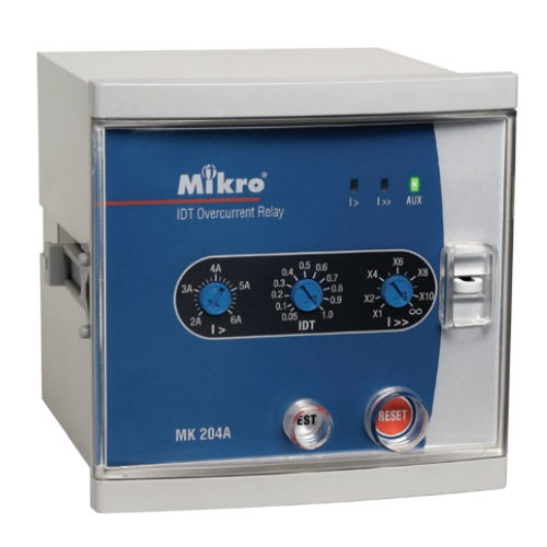 Picture of Rơle bảo vệ quá dòng 40~120% gắn mặt tủ Mikro MK204A-240A