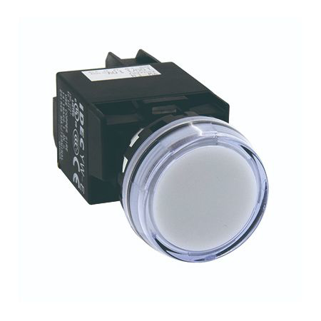 Picture of Đèn báo màu trắng sáng Ø22 IDEC YW1P-1EQM3PW