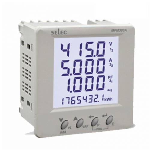 Picture of Đồng hồ đo điện đa năng, giám sát năng lượng Selec MFM383A-C (96X96)