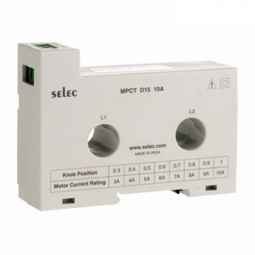 Picture of Biến dòng cho Rơ le bảo vệ động cơ Selec MPCT D15 80A