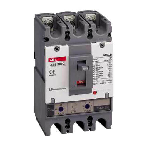 Picture of Cầu dao tự động cắt dòng rò Mccb 3P LS Chỉnh dòng 250A ABE 203G