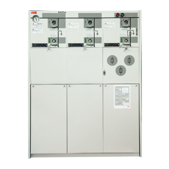 Picture of Tủ trung thế SafePlus 03 ngăn loại compact không mở rộng, cấu hình CCF 24kV 630A 21kA/3s